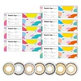 【 かとみか(加藤美佳) イメージモデル 】カラコン トゥインクルアイズ ワンデー UV プラス Twinkle Eyes 1day【1箱10枚入】度あり 度なし 14.2mm 14.5mm PWR：-00.00／COLOR：ヘーゼル