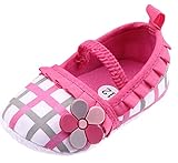 EOZY 可愛い ベビーシューズ フォーマル靴 赤ちゃん靴 花飾り 女の子 女児 ファーストシューズ カジュアル ベビー スニーカー 歩行練習用 秋 バラ色 13#内寸12.5cm