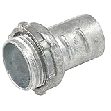 Hubbell-Raco 2282B5 Connector Screw-In 1/2-Inch Trade Size Flex Zinc 5-Pack [並行輸入品]