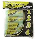 Rol-Rite Four-Pack Roller Covers Plastic Semi-Smooth Surfaces 3/8 " Nap 9 " [並行輸入品]