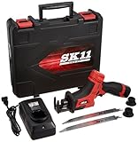 SK11 充電式レシプロソー 14.4V ケース・充電器・バッテリー付 SRS-144V-RLP