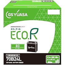 Amazon.co.jp: GSユアサ (ジーエスユアサ) ECO.R EC 70B24L 国産車