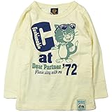 《H28年秋冬物》BOOM TOWNKIDS(ブームタウンキッズ) グラサン猫スラブ天竺長袖Tシャツ 120cm /オフ NO.F-961055