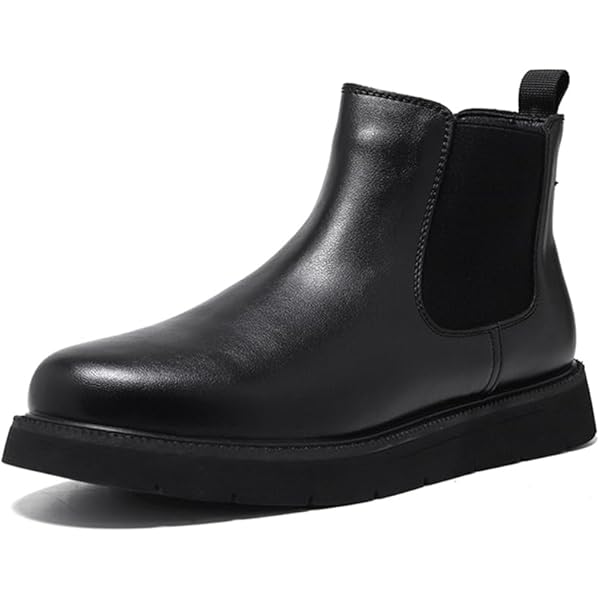 【着用1回】ナノユニバース サイドゴアブーツ 本革 厚底 42(26.5) 着用1回】ナノユニバース サイドゴアブーツ 本革 厚底 42(26.5