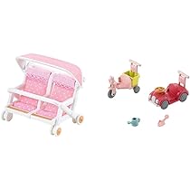 Dan　ベビーカー Amazon.co.jp: シルバニアファミリー 家具 ふたり乗りベビーカー