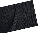1Mカット 6コール(約6mm) 8コール(約8mm) 10コール(約10mm) 12コール(約12mm)平ゴム 白 黒 MFFS3017 裁縫 手芸用品 手芸材料 趣味 服飾 (黒, 6)