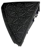 段差解消スロープ カーステップ 高さ15cm用 コーナー 1枚 幅40cm×奥行40cm ブラック CSC-150BK