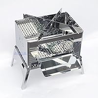 Amazon.co.jp: 笑's コンパクト焚き火グリル 「B-GO」 グリルプレート3