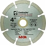M.K. Diamond Prod. 167011 Diamond Blade Mk-99 with Segmented Rim Wet/Dry 4 " Diameter x 0.070 " W [並