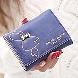 かわいいウサギの耳の女性の財布 (藤紫色)