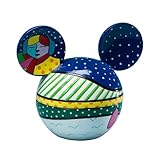 Disney By Britto from Enesco Mickey Head Coveredボックス – Winter Fun 4。」
