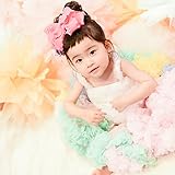 ふわふわプリンセスチュチュスカート☆選べる１６カラー　0才～５才まで長く着れるふわふわボリュームの愛されアイテム＜在庫あり◎＞ (レインボー)