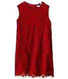 [ドルチェアンドガッバーナ] Dolce & Gabbana Kids ガールズ Lace Dress (Toddler/Little Kids) ドレス Bright Red 6 (Little K