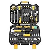 DEKO ホームツールセット ガレージツールセット 日曜大工　家具組み立て　軽量化常備工具pcs128　ツールキット 工具セット 工具キット　128点組