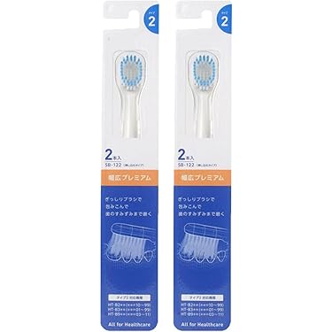 電動歯ブラシの替えブラシセット オムロン 音波式電動歯ブラシセット、替えブラシ20こ(10セット)