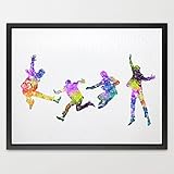 Dignovel Studios 8X10 Beatles Inspired Watercolor illustration Art Print Nursery decor watercolor Pr