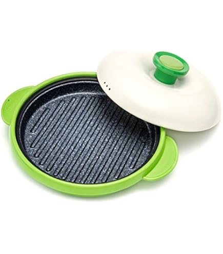 Amazon | 電子レンジ専用調理器 ニュークックアート (オレンジ