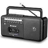 G Keni ラジカセ プレーヤー AM/FM/SWラジオ USB/TFカード対応 ポータブルラジオ カセットテープ 録音/再生 使いやすい AC電源/乾電池 カセットレコーダー カセットプレーヤー