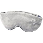 【令和の虎で紹介】快眠 加重アイマスク HIRUNEGAO 睡眠用 リカバリーウェア アイピロー あいますく 快眠グッズ デスク 移動 飛行機 快眠 遮光 冷感 仮眠 昼寝（グレー）