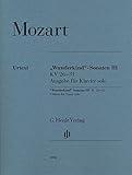 モーツァルト: 「神童」ソナタ曲集 第3巻 KV 26-31/原典版/ザイフェルト編/Haering運指/ヘンレ社/ピアノ・ソロ