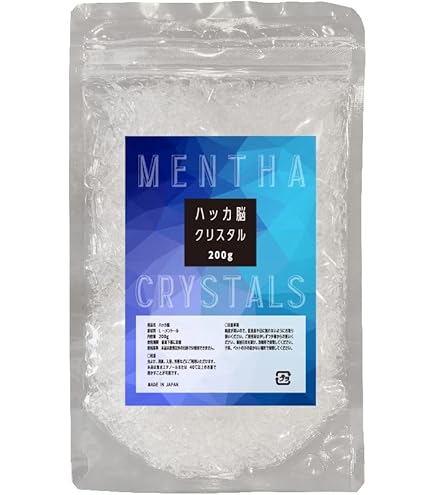 Amazon.co.jp: ハッカ結晶 薄荷脳 L-メントール クリスタル 日本製