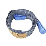 スリングベルト 幅100mm 使用荷重4t ベルトスリング 繊維ベルト 吊りベルト クレーンベルト 帯ベルト 吊り上げ 作業用 屋外 建設機械 船舶 運搬作業 ポリエステル素材 土木 農林業 造船 (