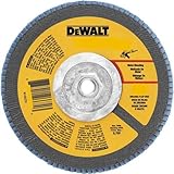 DEWALT DWA8208H 80 Grit Zirconia T29 Flap Disc, 4-1/2-Inch x 5/8-11-Inch [並行輸入品]