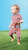 Mud Pie Baby Boy Baseball Creeper 9-12 Months