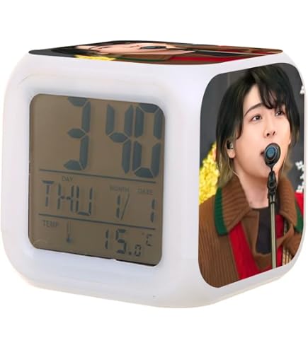 Amazon.co.jp: ミセス グリーン アップル 大森元貴40 目覚まし時計