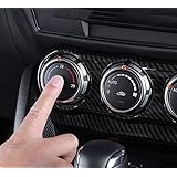 smartauto CX-3 CX3 DK系 デミオ DEMIO DJ系 パーツ カスタム アクセサリー マツダ インテリアパネル エアコンパネル （カーボン調）AMD117-1