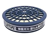 防毒マスク用吸収缶 有機ガス用 KGC5MC－06フィルター付 1個 / 6-8389-03