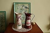 VANCORE アメリカンカントリースタイル ヴィンテージ 花器 家 装飾 レッド