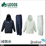 ロゴス 作業服 雨合羽 バックパックレインスーツ 23716 3L 28ネイビー