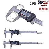 2pcs 6 " 150 mmステンレスデジタルノギス電子キャリパーMicrometer Guage LCD