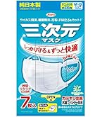 Amazon.co.jp: 三次元マスク すこし小さめ/MSサイズ30枚 ホワイト