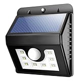 Keepjoy センサーライト ソーラーライト 8 LED 防犯ライト 3-in-1 玄関ライト三種類モデル ワイヤレス人感センサー 外灯 壁掛け式 太陽発電 省エネ 屋外照明/軒先/駐車場/庭先/玄