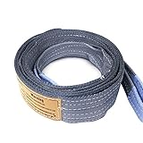 スリングベルト 幅100mm 使用荷重4t ベルトスリング 繊維ベルト 吊りベルト クレーンベルト 帯ベルト 吊り上げ 作業用 屋外 建設機械 船舶 運搬作業 ポリエステル素材 土木 農林業 造船 (