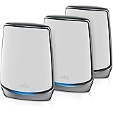 NETGEAR Orbi WiFi6 メッシュWiFi AX6000 3台セット 無線LAN ルーター 11ax トライバンド RBK853 無償メーカー3年保証 カバー範囲525㎡ 【Nintendo Switch/PS5/iPhone/andro