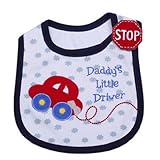 Yuelian(TM) 赤ちゃんスタイ よだれかけ 新生児 お食事用  前掛け アニマル柄 コットン 出産祝い 育児に (9　車)