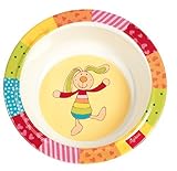 Sigikid Rainbow Rabbit Melamine Bowl (15.5 x 15.5 x 4.5 cm) by Sigikid