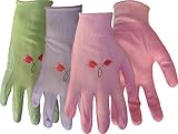 Boss Gloves 8429L Large Assorted Colors Nylon Knit with Nitrile Gloves [並行輸入品]