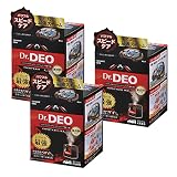 【Amazon.co.jp 限定】カーメイト 車用 除菌 消臭剤 ドクターデオ Dr.DEO プレミアム スチーム 【循環タイプ】 使い切り 無香 【ミニバン・大型車用】 55ml×3個セット D235TZ