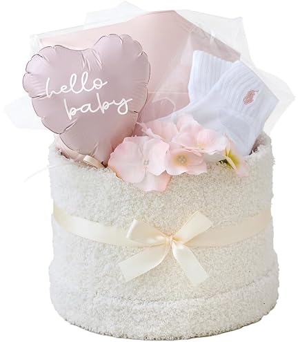 Amazon.co.jp: おむつケーキ 2段 女の子用 ピンク (パンパースSサイズ