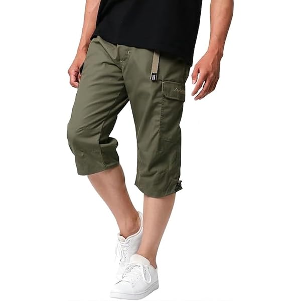 Amazon | 半ズボン メンズ 夏服 ハーフパンツ カジュアル クロップド