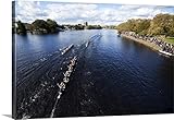 スコット・Stulbergプレミアムシックラップキャンバス壁アート印刷題名Head of the Charles RegattaボートRaceボストンで、MA。 48" x 32" 2075781_2