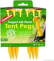 Coghlan's ABS Plastic Tent Pegs 18 cm (6 Pack)