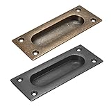 ILS - Cabinet Flush Full Handle Drawer Cupboard Closet Recessed Insert Sliding Door Handle