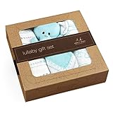 おくるみ 出産祝い エイデンアンドアネイ lullaby ギフト セット グリーン ブランケット バンブースワドル ベビー 女の子 男の子 [並行輸入品]