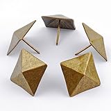 Newone 【10個】 正方形の形 四角形 ブロンズトーン 直径30mm/40mm装飾釘 手工芸品の釘 (直径：30mm;30*30mm)