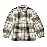 ラルフローレン ブラウス チェック シャツ キッズ 女の子 長袖 子供服 6[5～6歳],チェック[ホワイト×ブラック] [並行輸入品]